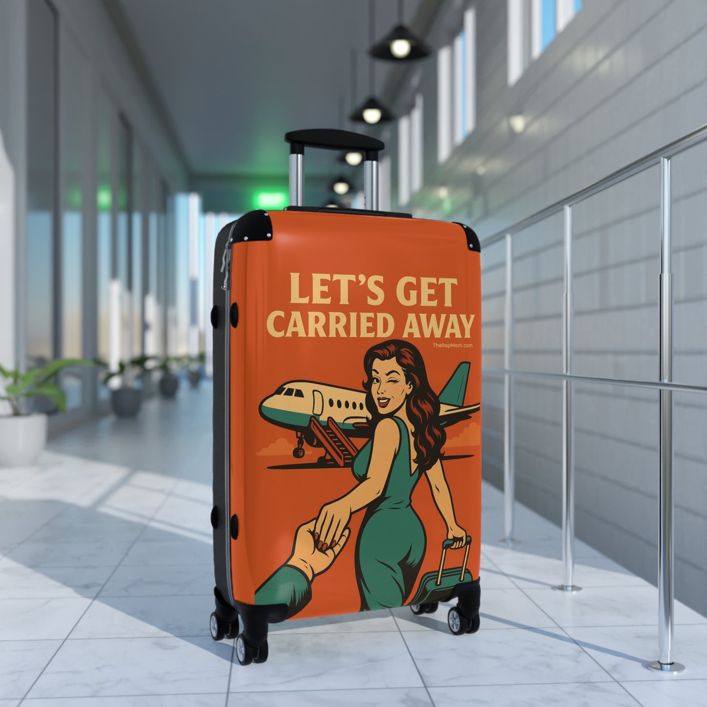 Spinner Luggage Carry-On and Checked Luggage Sizes (Small, Medium, Large) - Let's Get Carried Away Design
