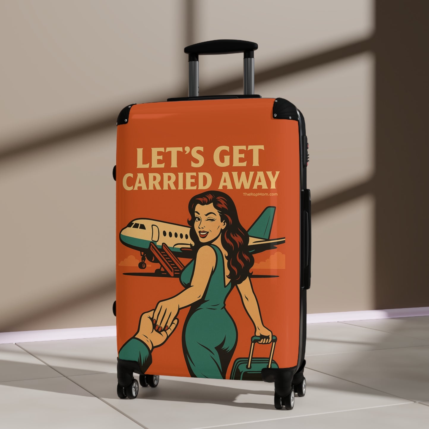 Spinner Luggage Carry-On and Checked Luggage Sizes (Small, Medium, Large) - Let's Get Carried Away Design