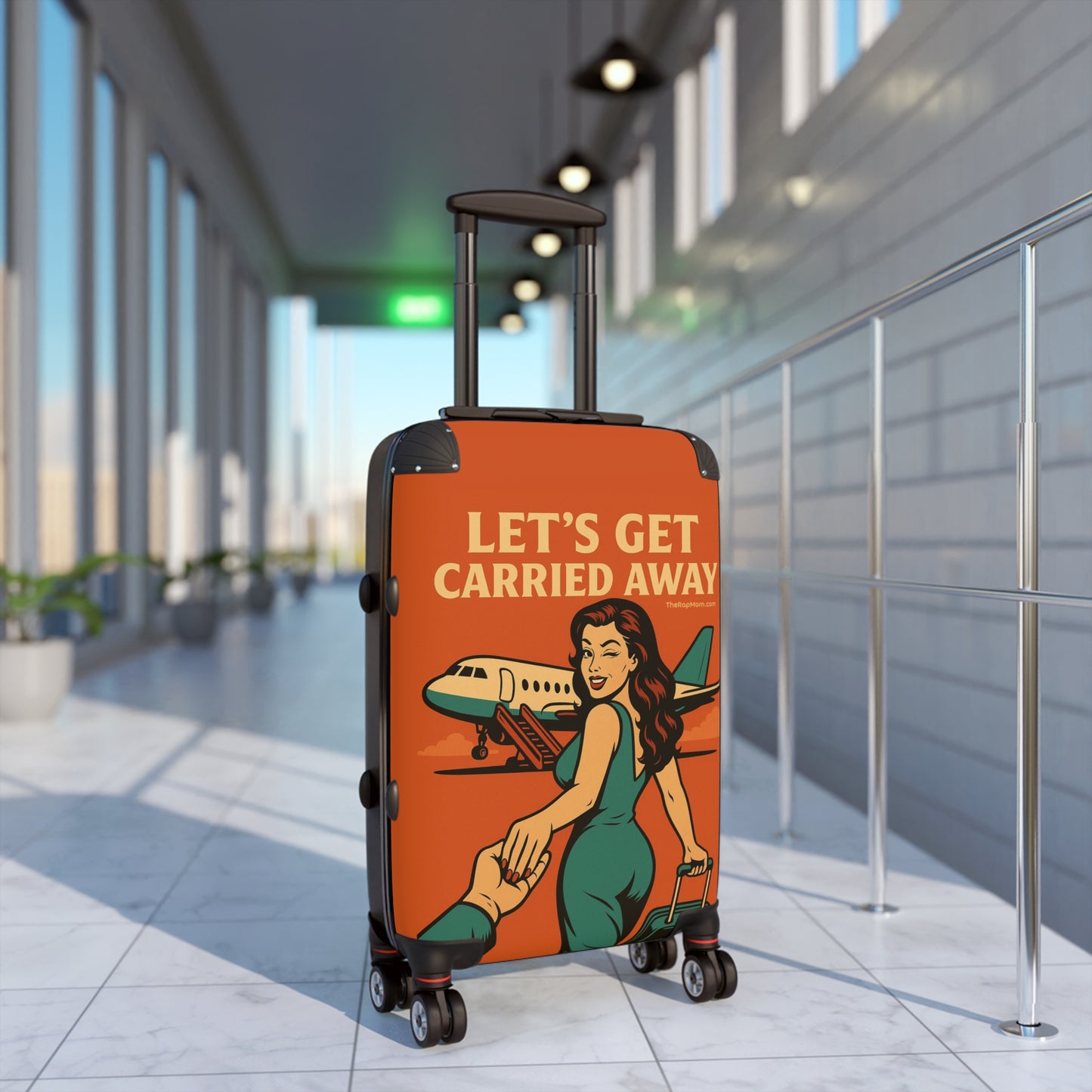 Spinner Luggage Carry-On and Checked Luggage Sizes (Small, Medium, Large) - Let's Get Carried Away Design
