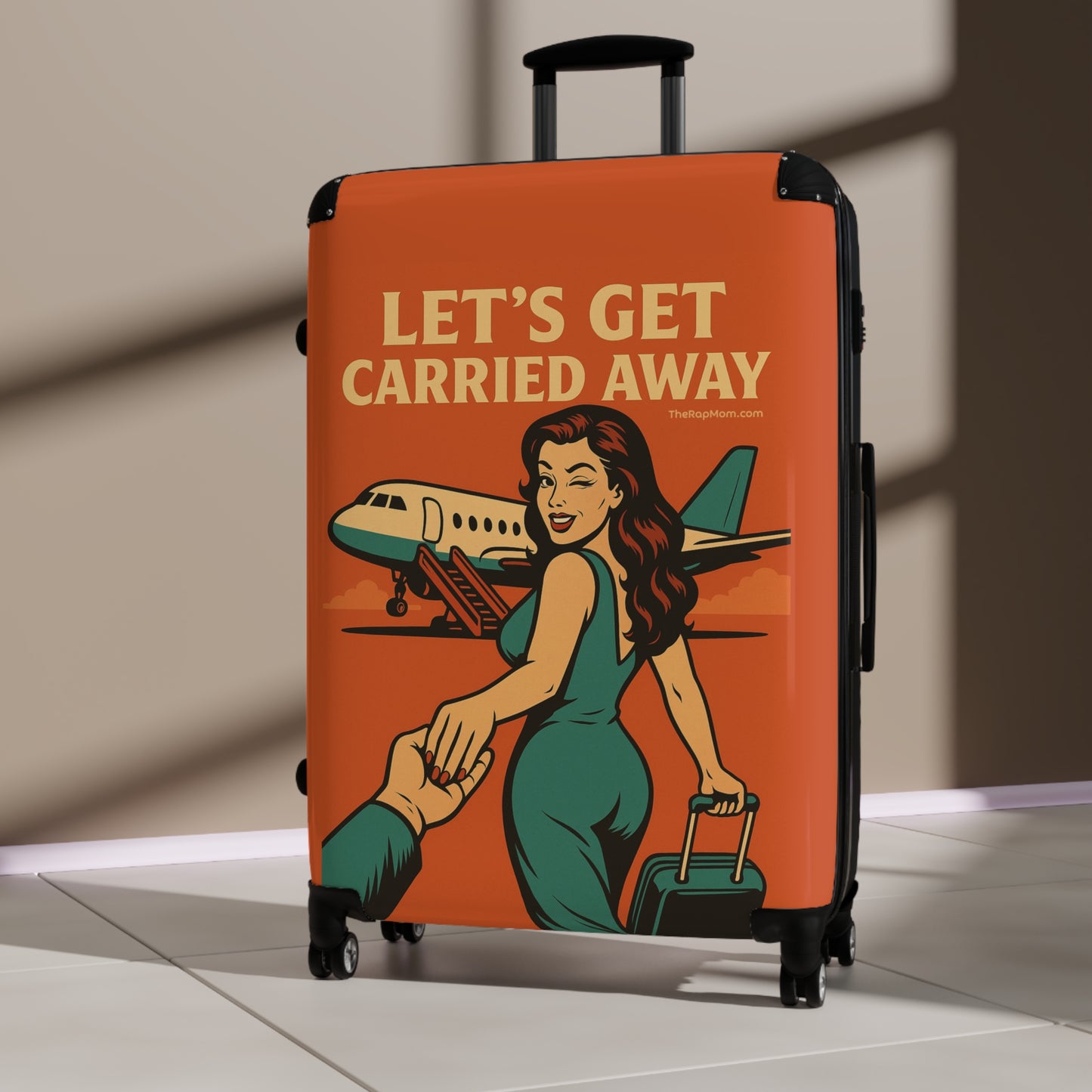 Spinner Luggage Carry-On and Checked Luggage Sizes (Small, Medium, Large) - Let's Get Carried Away Design