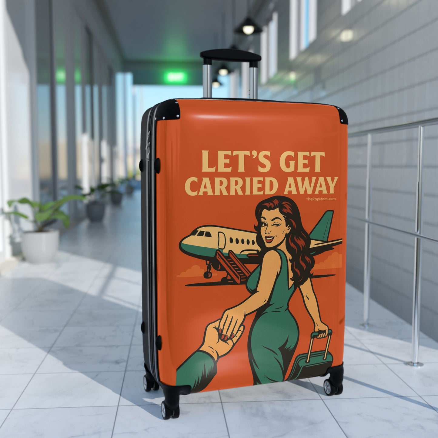 Spinner Luggage Carry-On and Checked Luggage Sizes (Small, Medium, Large) - Let's Get Carried Away Design