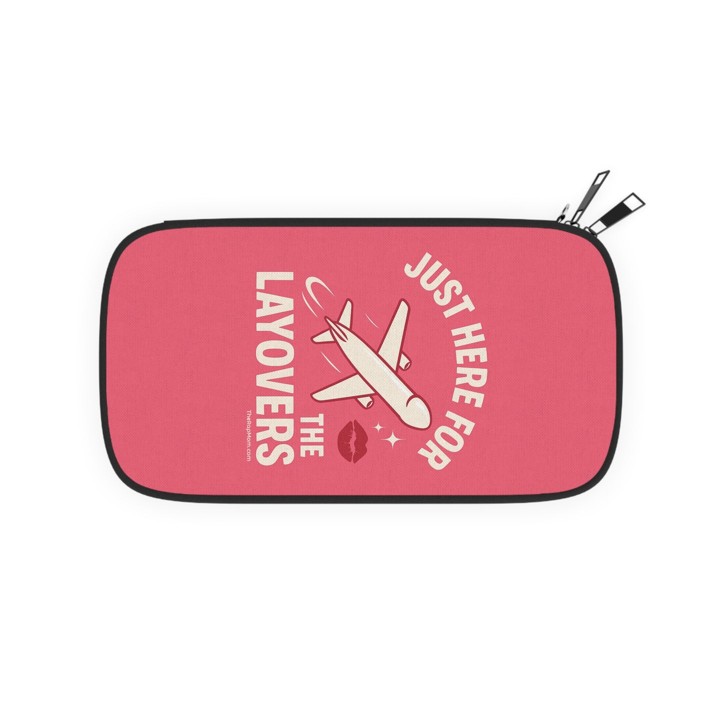 Playful Passport Wallet for Travelers - 'Just Here for the Layovers' - Travel Accessories, Gifts for Jetsetters, Airline Enthusiasts